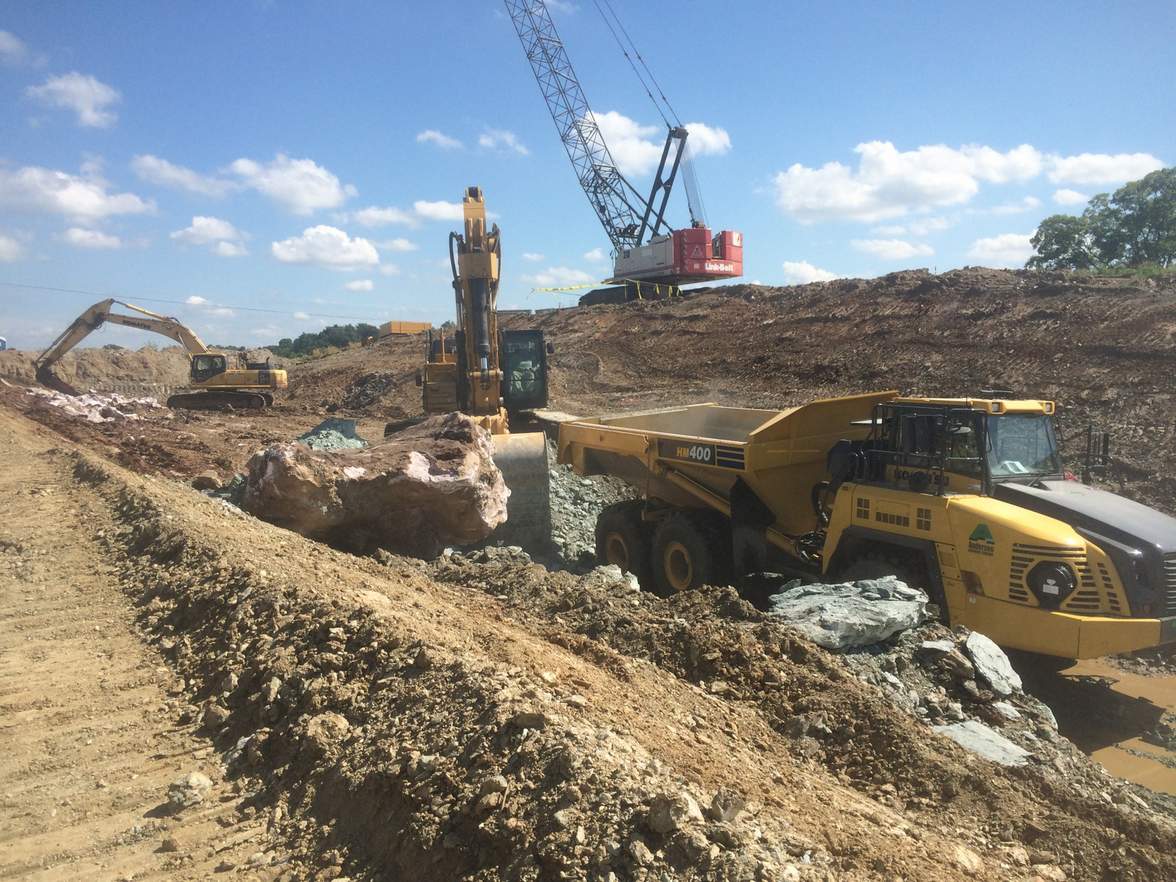 Excavation Near Winters Church